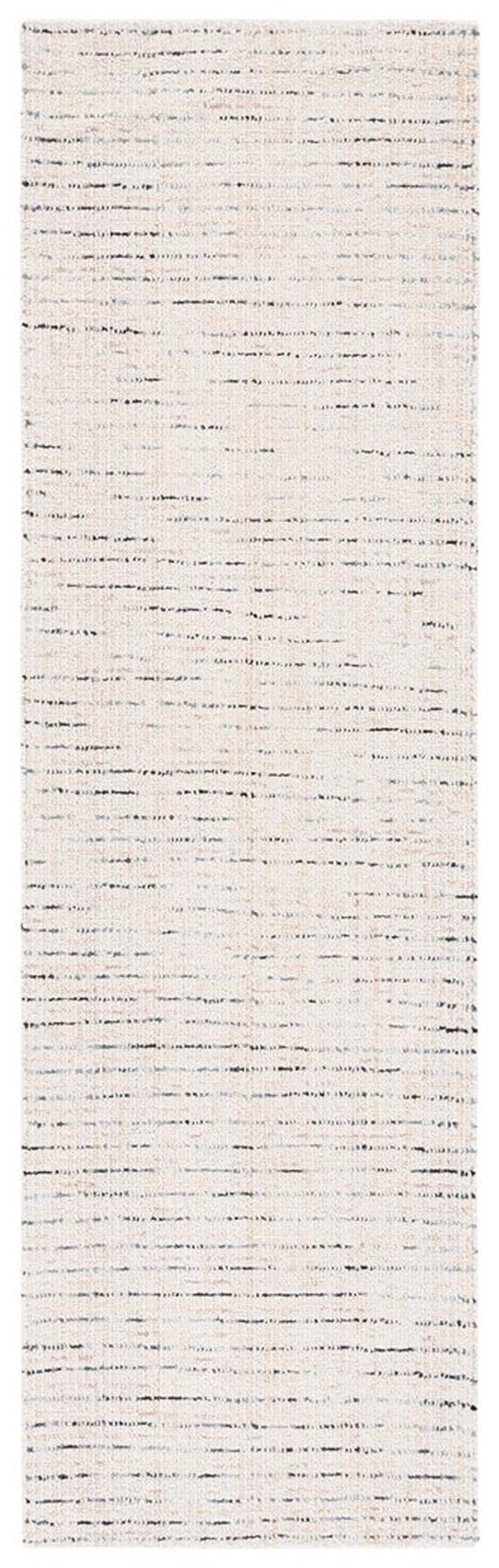 Abstract ABT468 Handmade Indoor Runner - Ivory/Blue - 2'-3"x8' - Safavieh