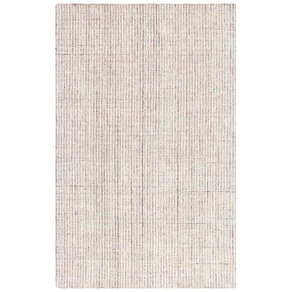 Abstract ABT481 Handmade Indoor Area Rug - Red/Green - 8'x10' - Safavieh
