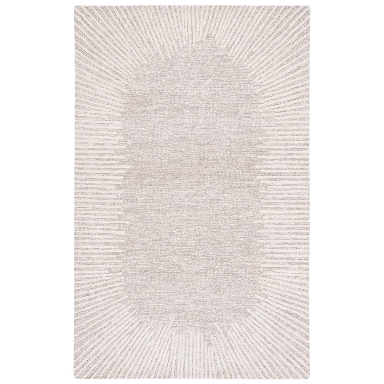 SAFAVIEH Abstract Frieda Radiate Area Rug, Natural/Ivory, 2' x 3'