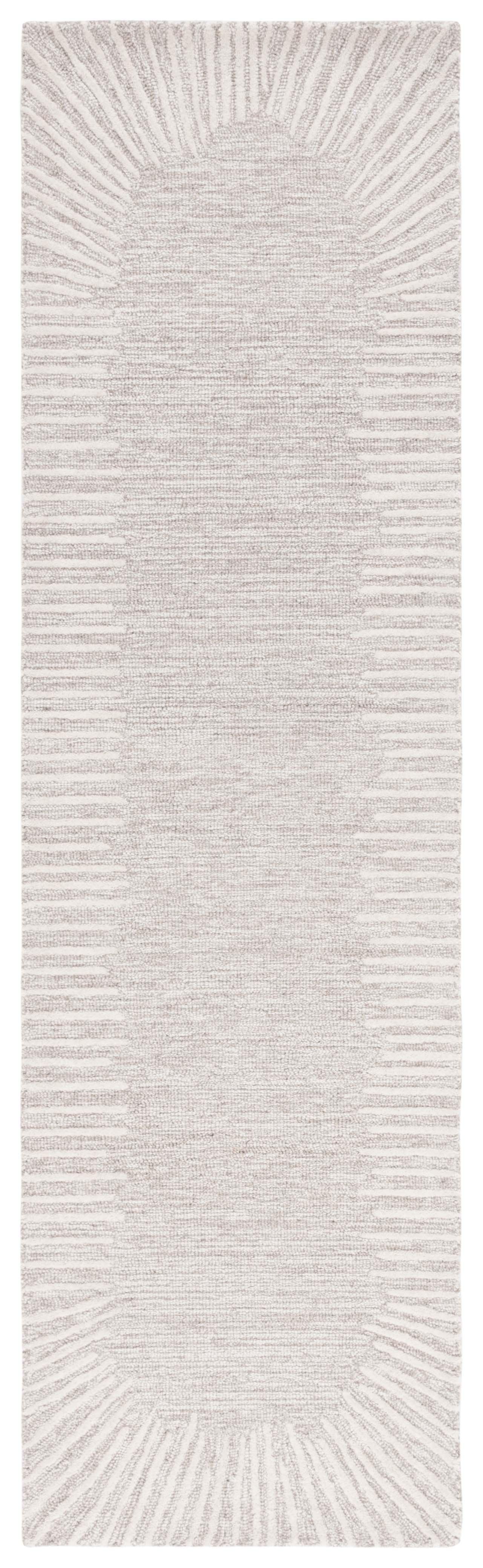 SAFAVIEH Abstract Frieda Radiate Runner Rug, Natural/Ivory, 2'3" x 10'