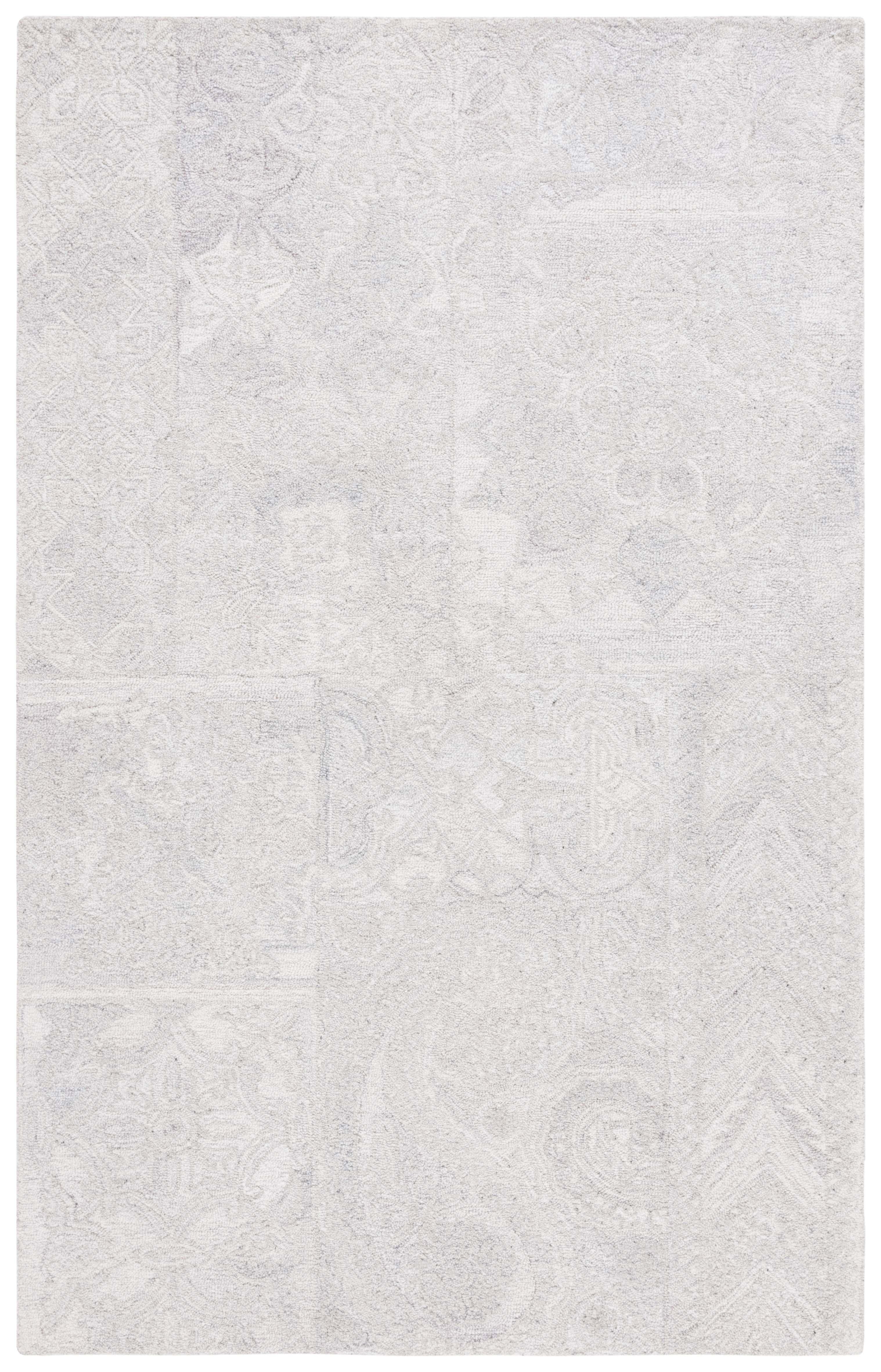 SAFAVIEH Abstract Gloria Geometric Area Rug, Gray/Ivory, 3' x 5'