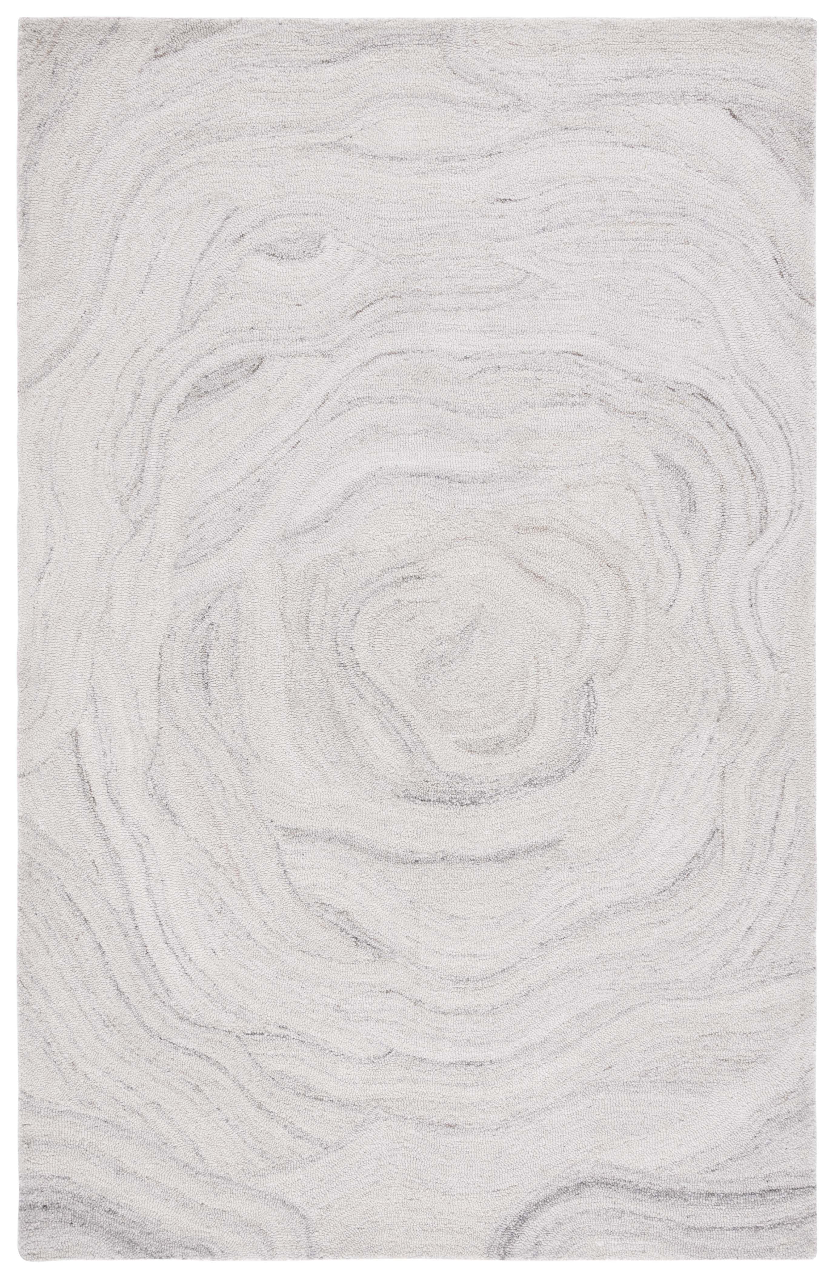 Abstract ABT148 Handmade Indoor Accent Rug - Light Grey/Beige - 3'x5' - Safavieh