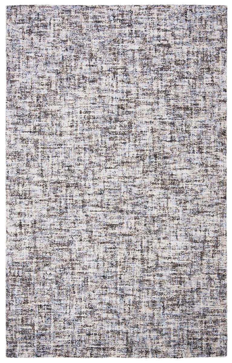 Gray Abstract Handmade Tufted Wool 8' x 10' Area Rug