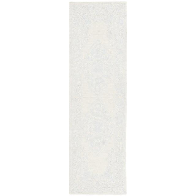 Abstract ABT359 Handmade Tufted Runner Rug - Ivory/Beige - 2'-3" x 8'-0" - Safavieh