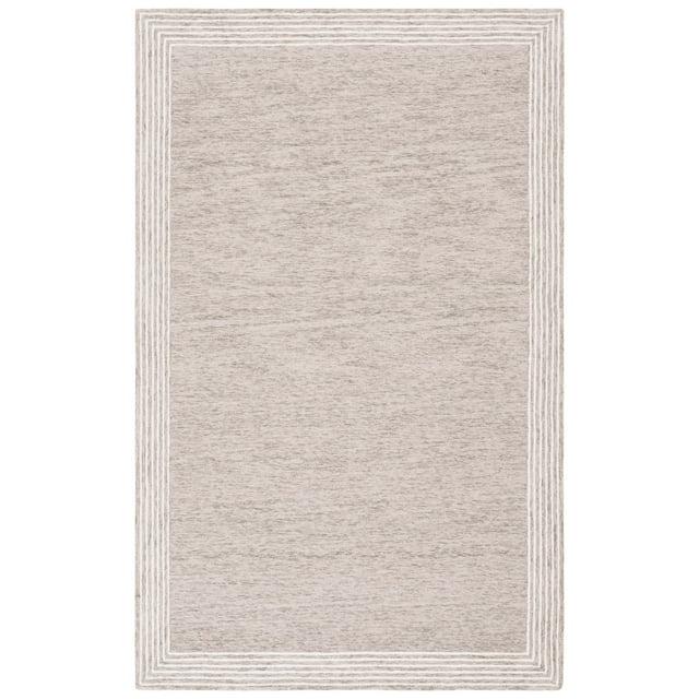 Abstract ABT464 Handmade Tufted Accent Rug - Beige/Ivory - 3' X 5' - Safavieh