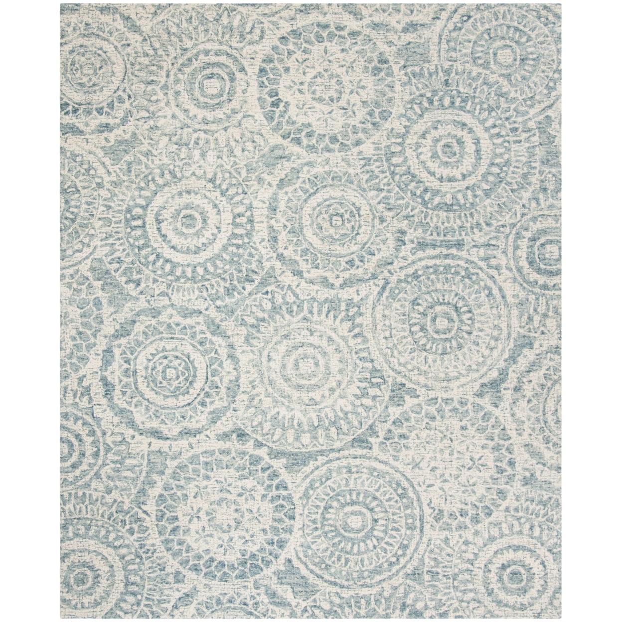 Salerna Hand Tufted Wool Abstract Rug