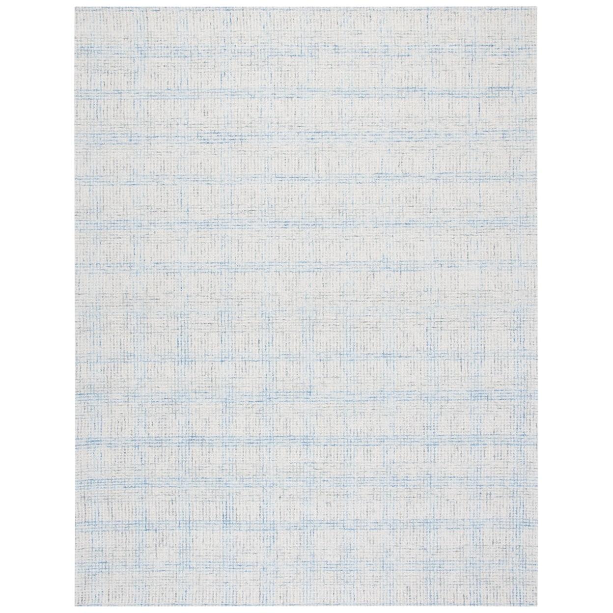 SAFAVIEH Abstract Valentina Plaid Area Rug, Ivory/Beige, 9' x 12'