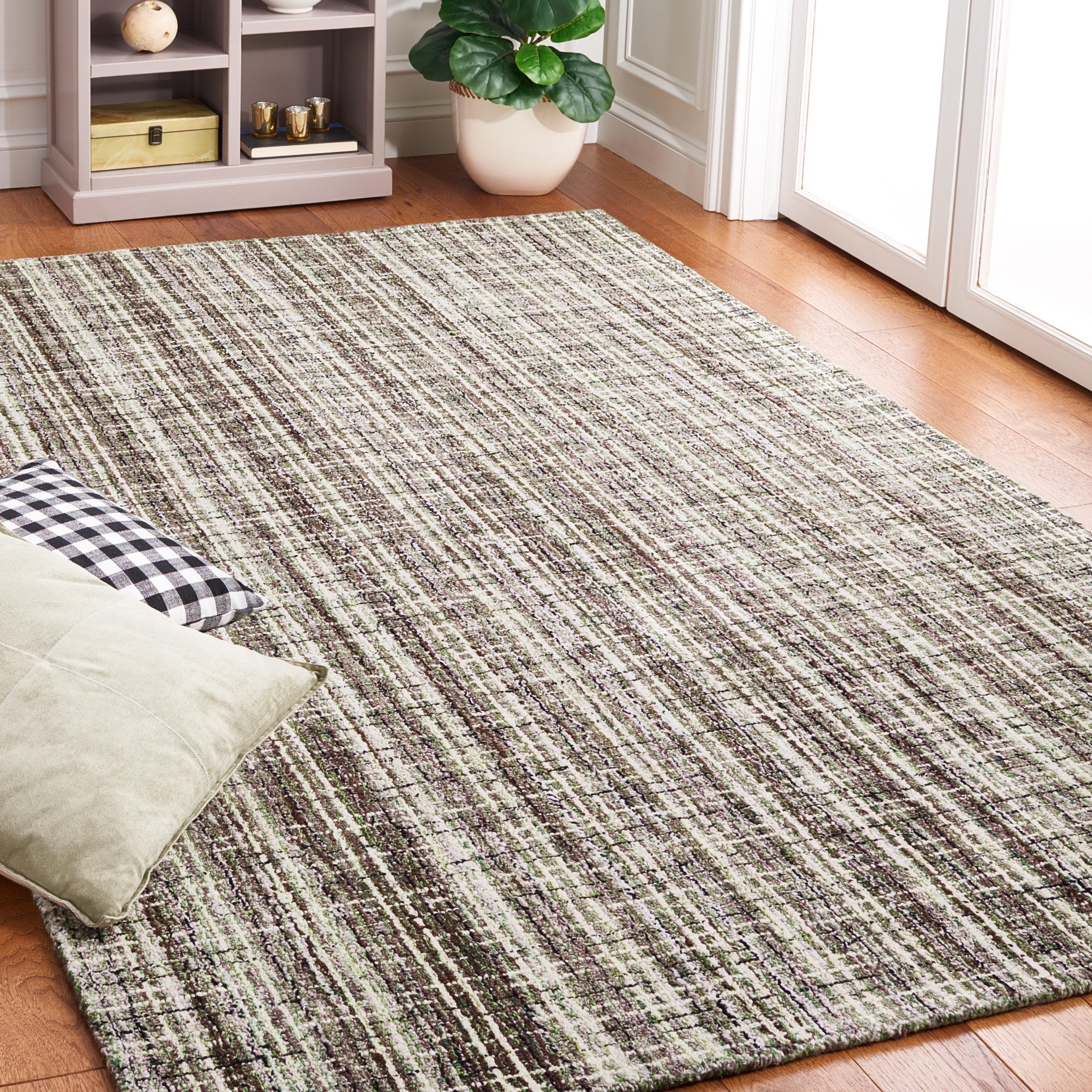SAFAVIEH Abstract Winton Trellis Area Rug, Brown/Green, 9' x 12'