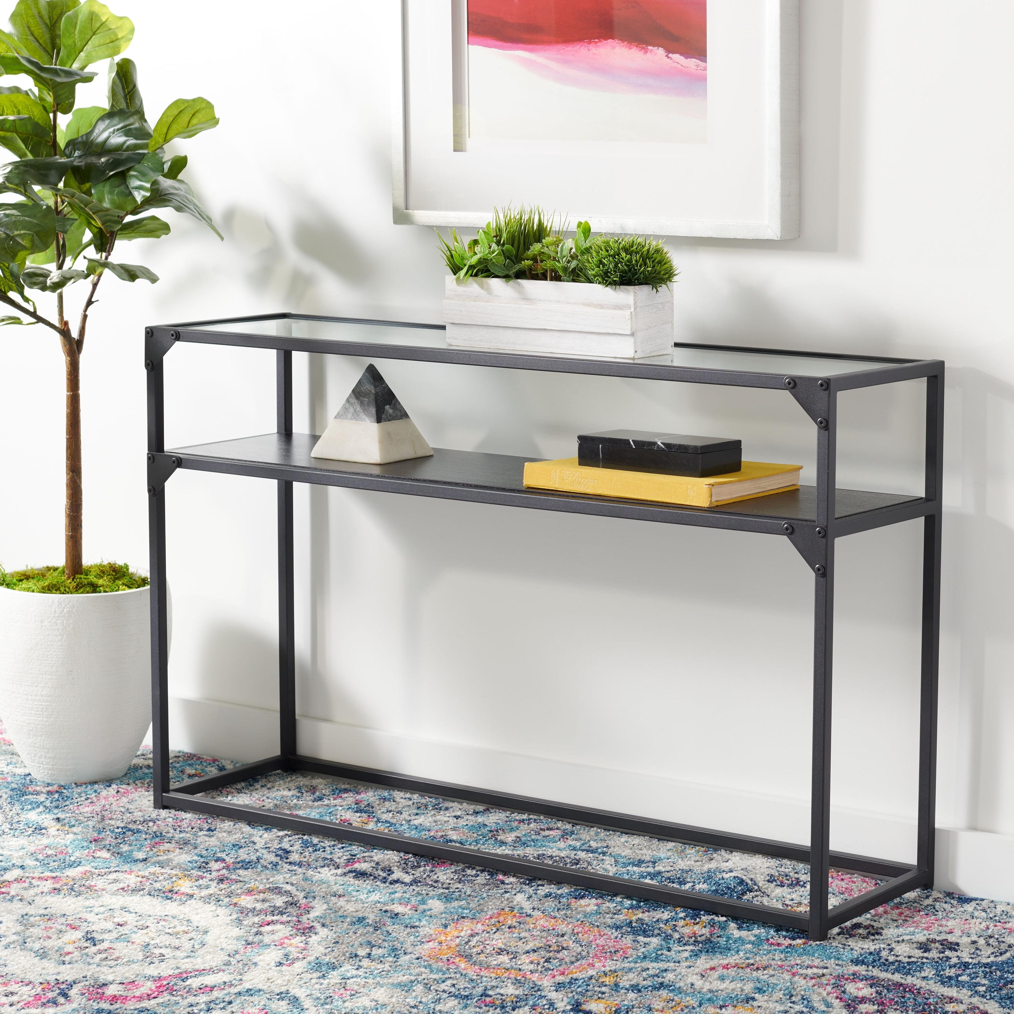 Ackley Console Table - Black - Safavieh