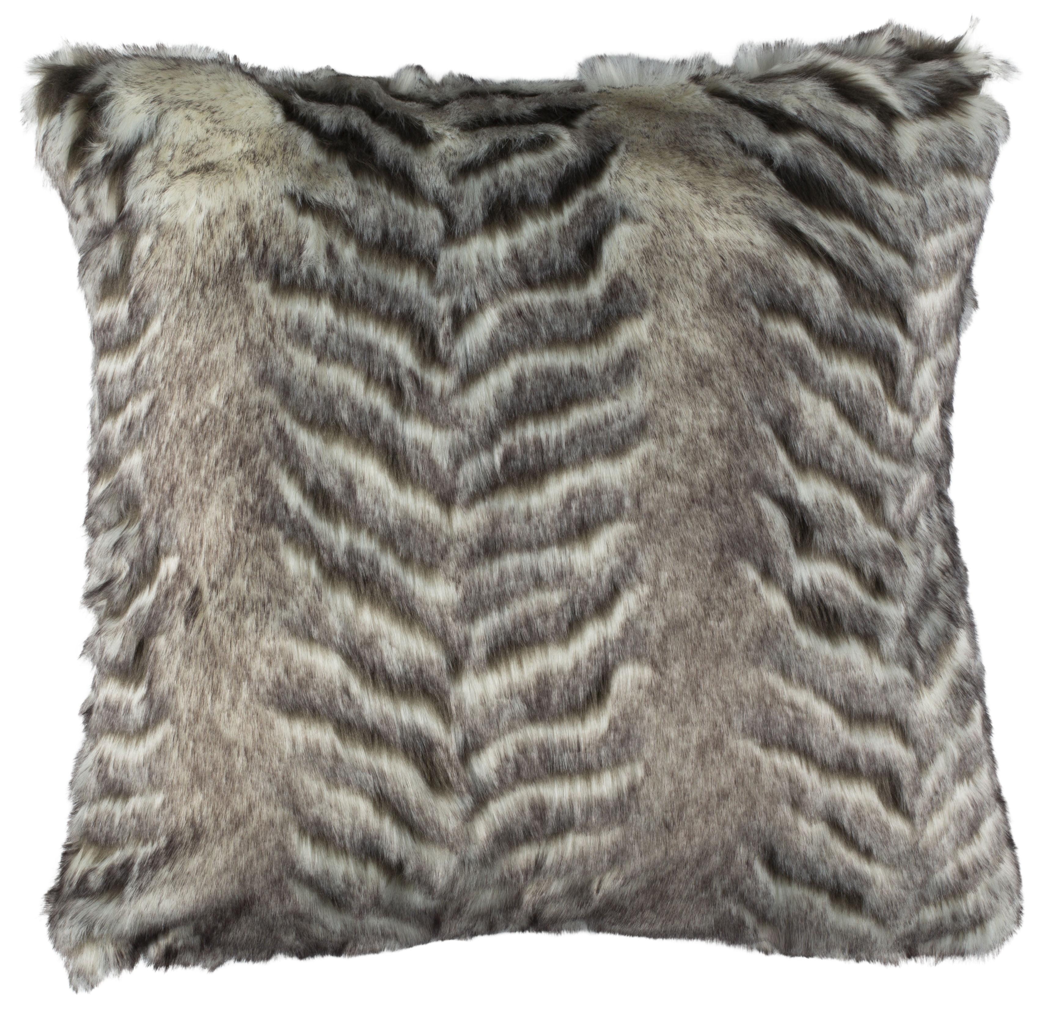 Adalet Fur Pillow - Multi - 20"X20" - Safavieh