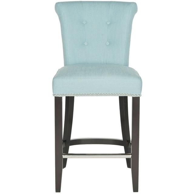 Addo Ring Counter Stool - HUD8241 - Sky Blue - Safavieh