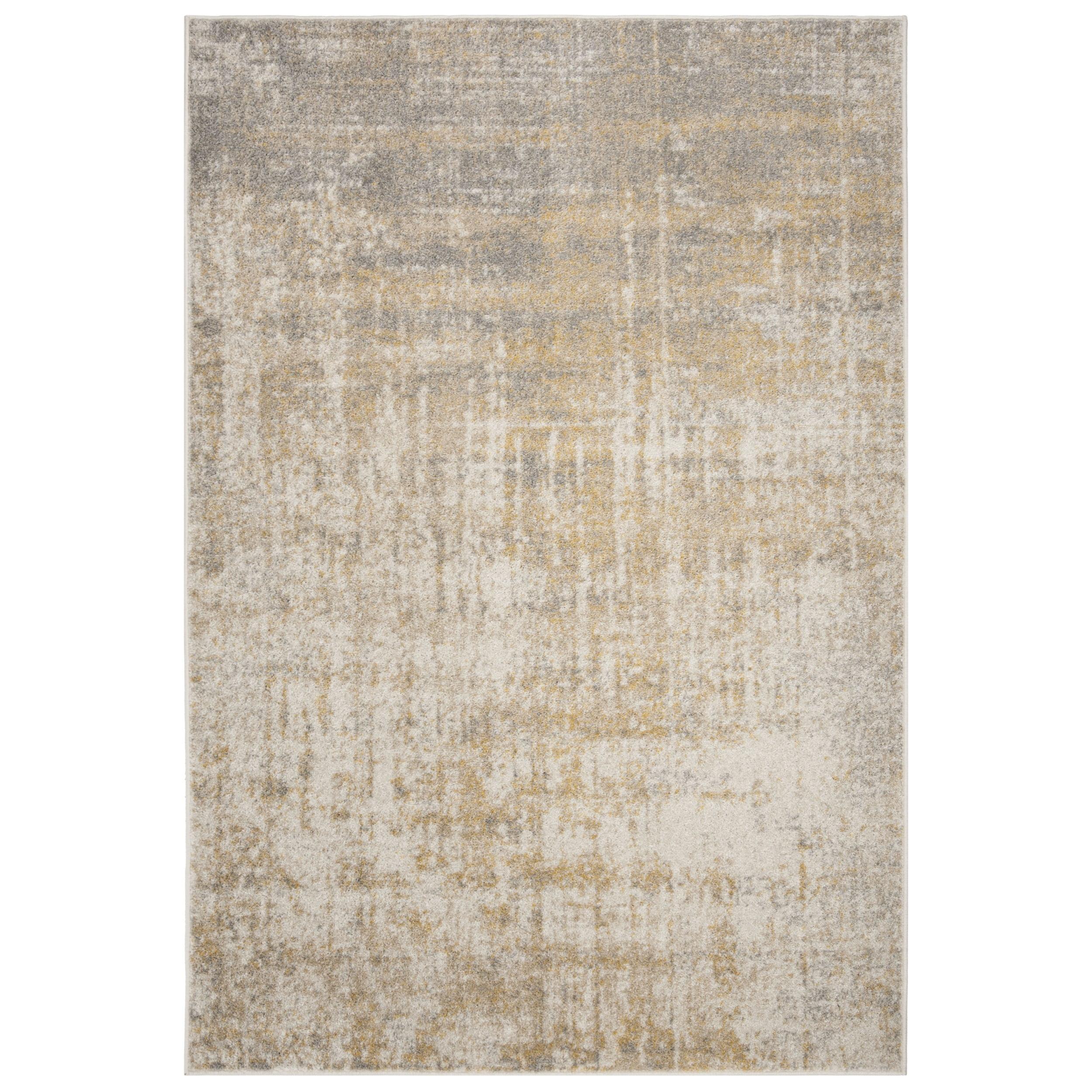 SAFAVIEH Adirondack Boniface Overdyed Area Rug, Cream/Gold, 9' x 12'