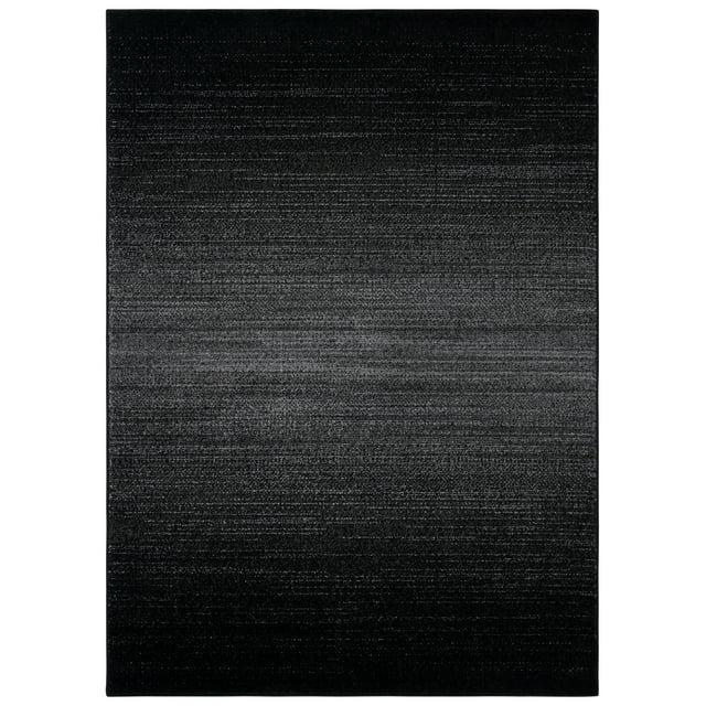 Adirondack ADR183 Machine Made Indoor Area Rug - Black/Grey - 6'x9' - Safavieh