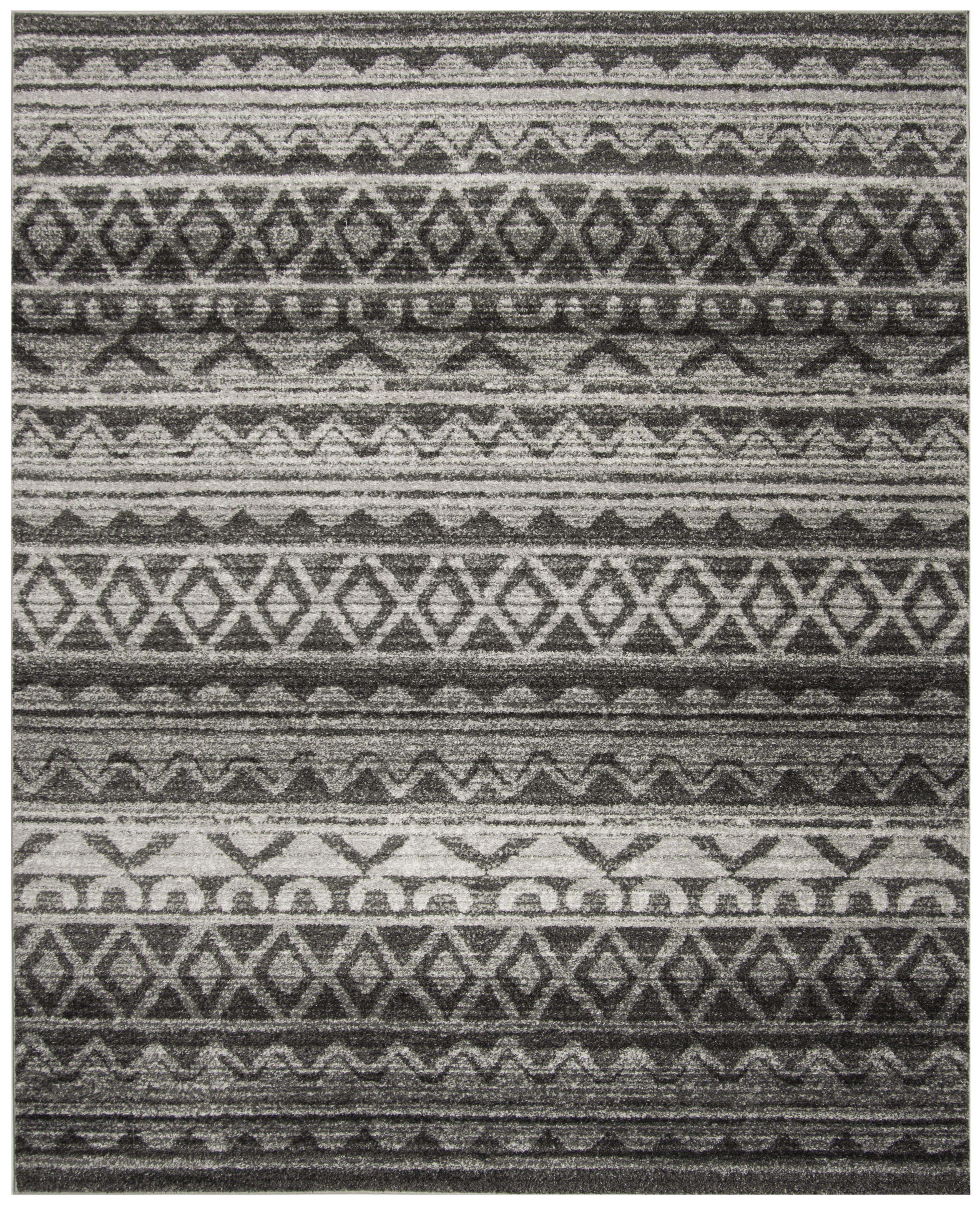 SAFAVIEH Adirondack Emil Southwestern Area Rug, Ivory/Charcoal, 12' x 18'