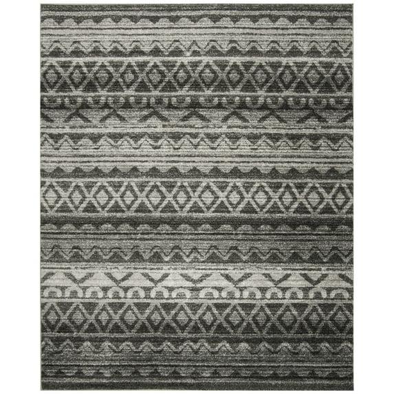 SAFAVIEH Adirondack Emil Southwestern Area Rug, Ivory/Charcoal, 12' x 18'