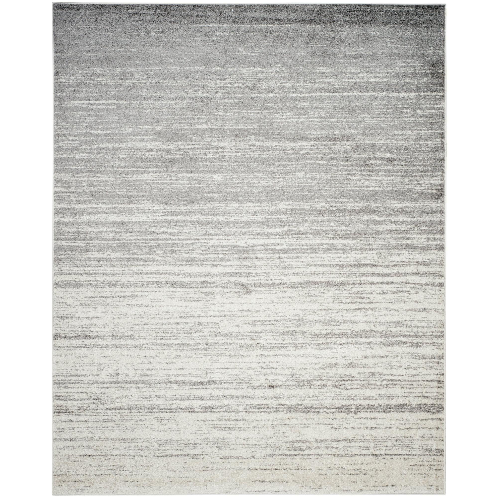 Adirondack ADR113 Machine Made Indoor Area Rug - Ivory/Silver - 12'x15' - Safavieh