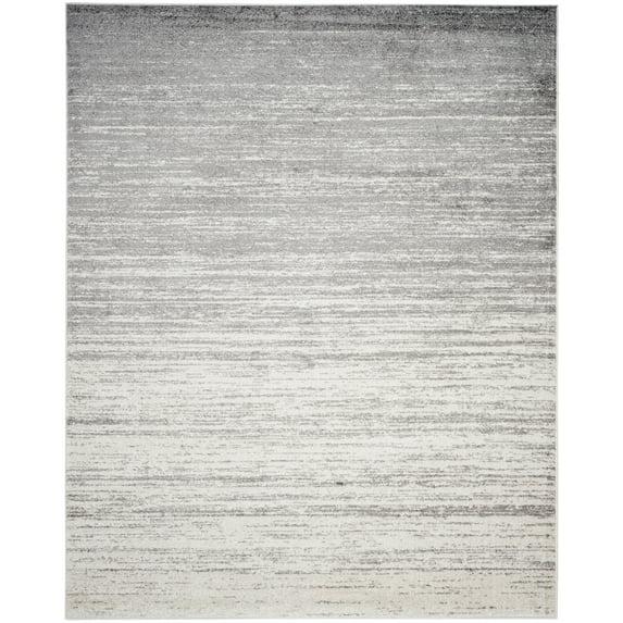 Adirondack ADR113 Machine Made Indoor Area Rug - Ivory/Silver - 12'x15' - Safavieh