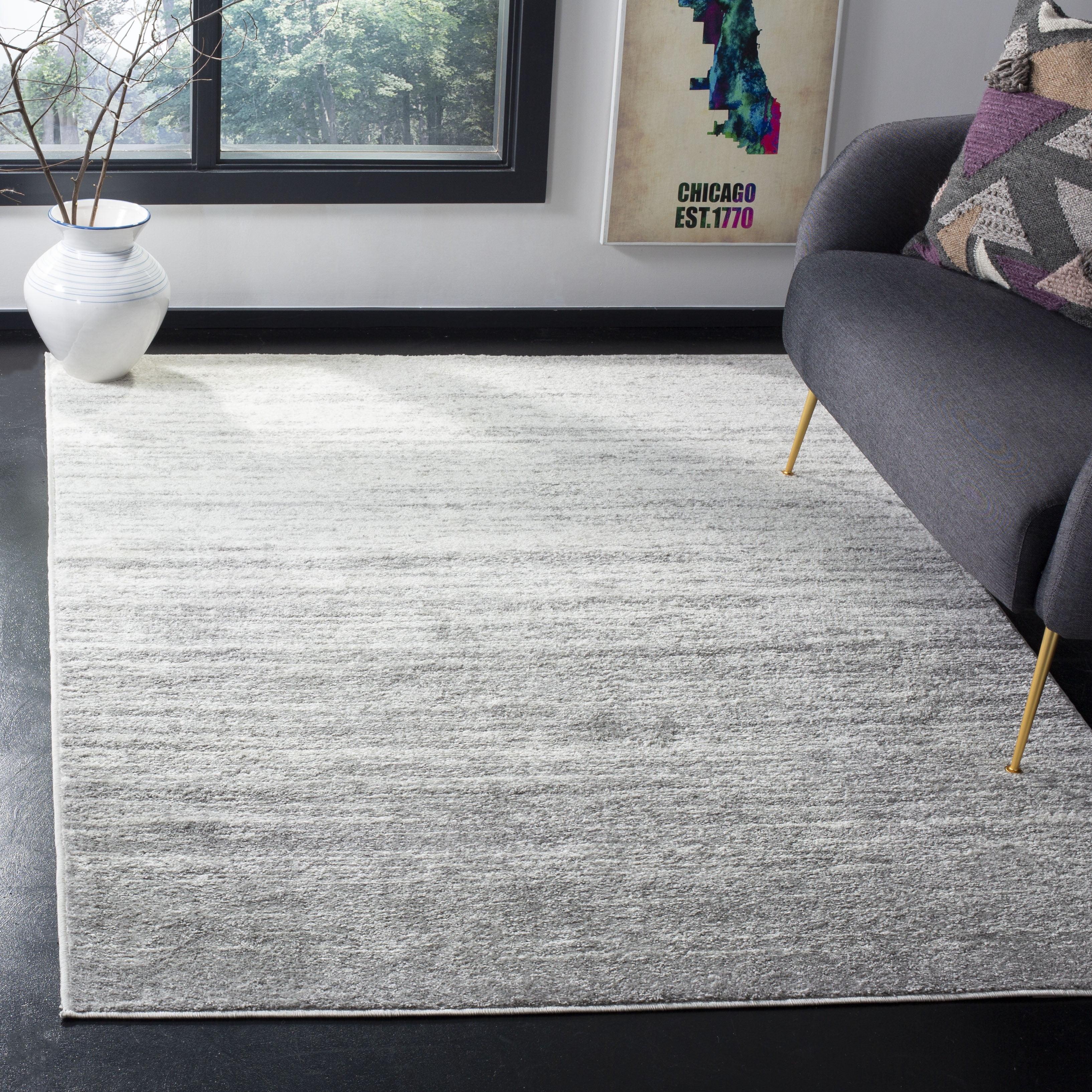 Adirondack ADR113 Machine Made Indoor Accent Rug - Ivory/Silver - 2'-6"x4' - Safavieh