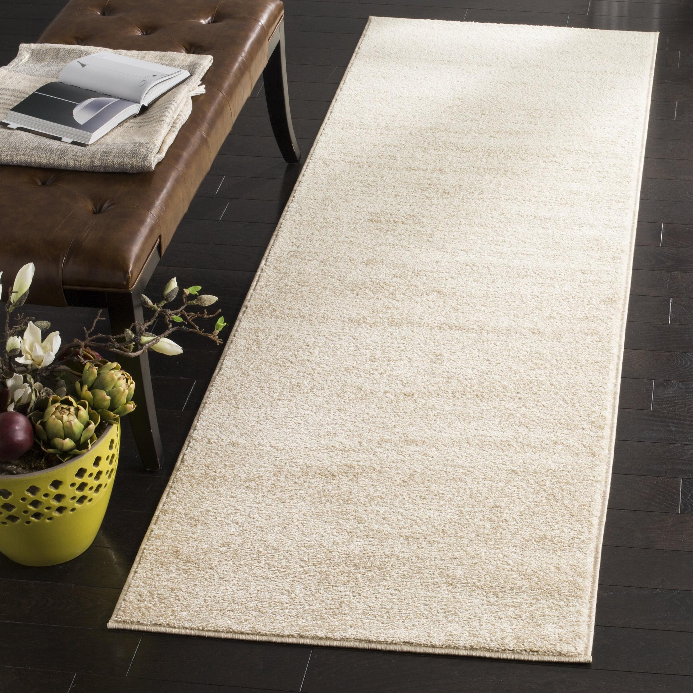 Adirondack ADR113 Machine Made Indoor Runner - Champagne/Cream - 2'-6"x8' - Safavieh