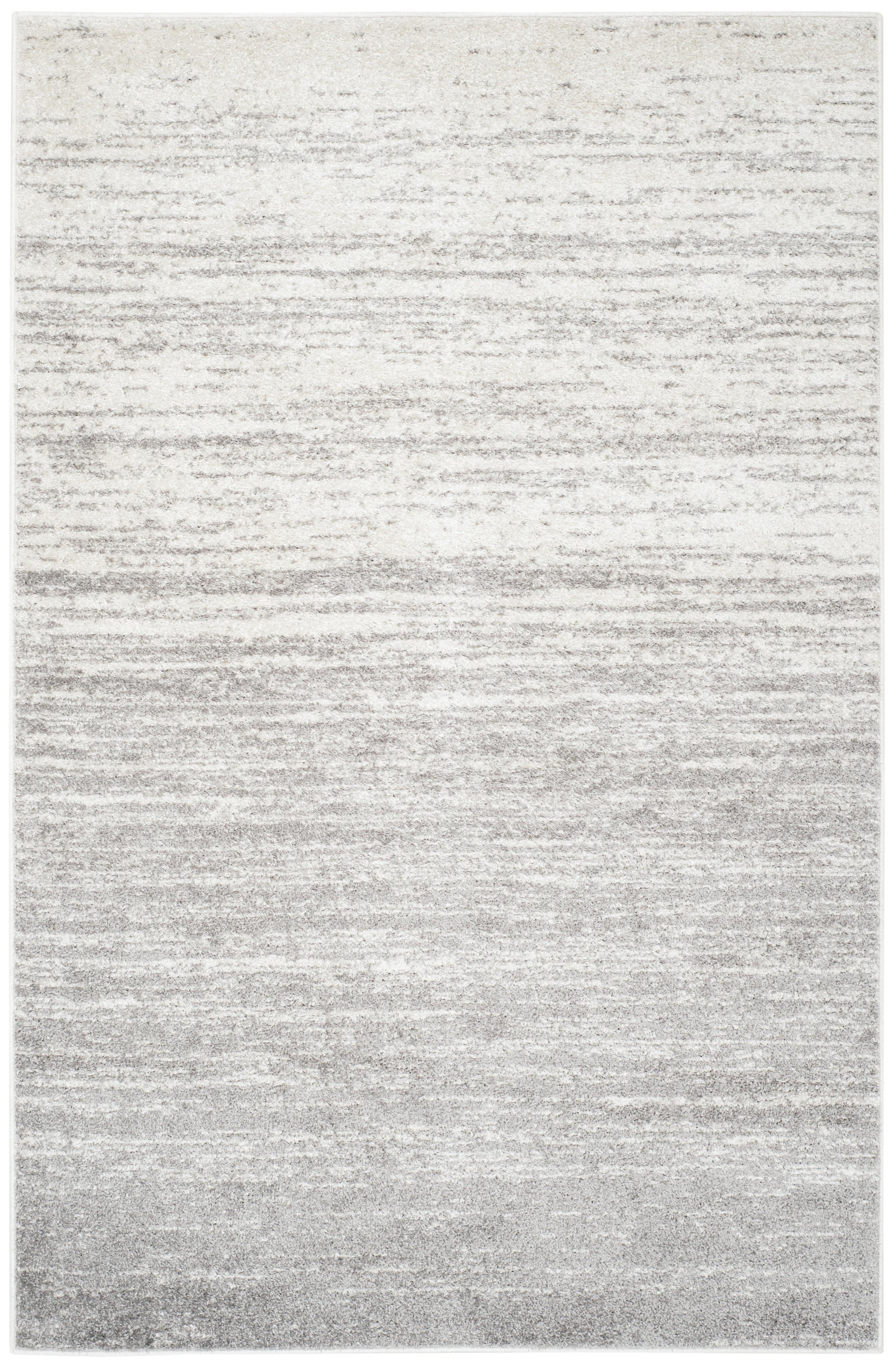 Adirondack ADR113 Machine Made Indoor Area Rug - Ivory/Silver - 6'x9' - Safavieh