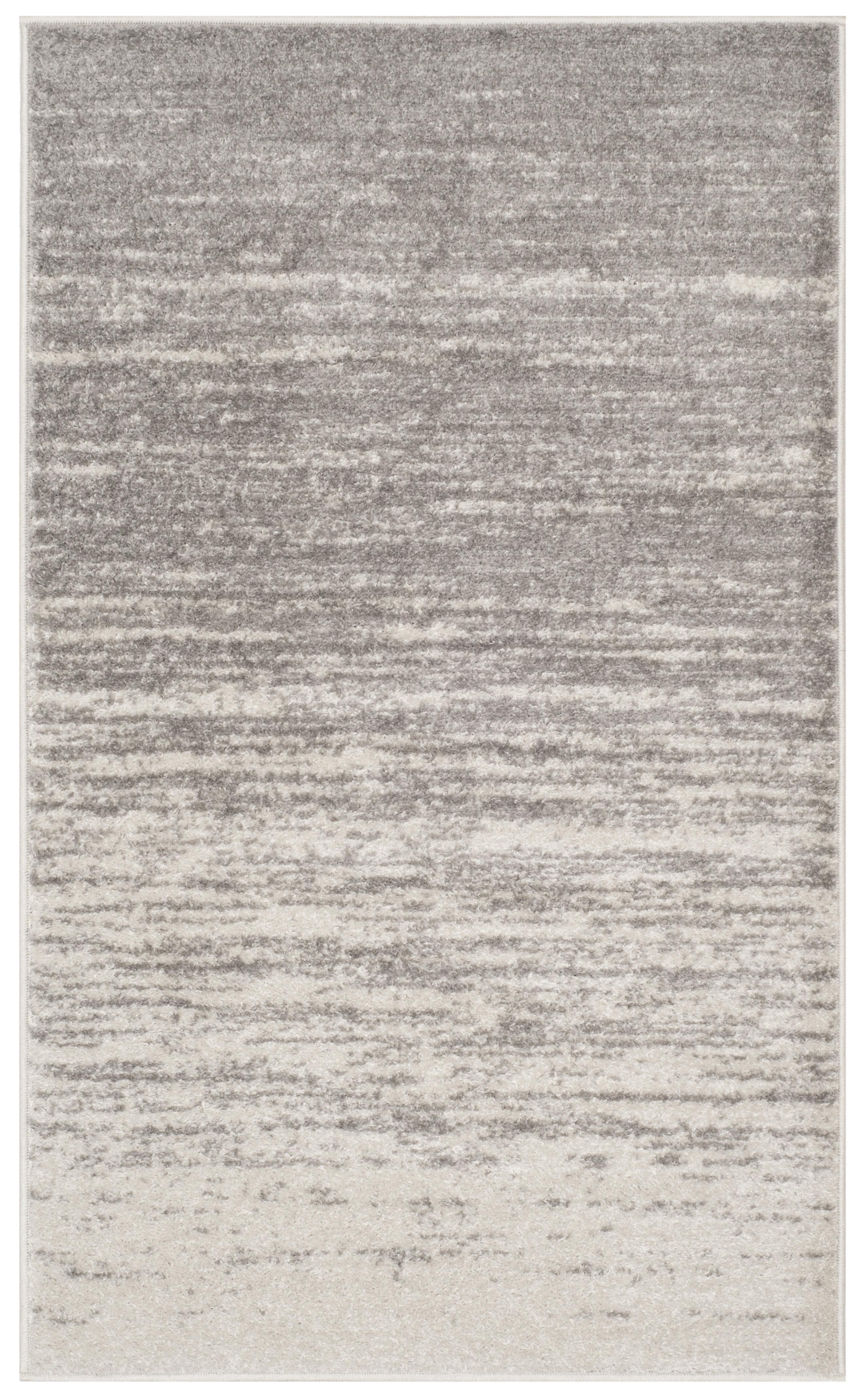 Adirondack ADR113 Machine Made Indoor Area Rug - Light Grey/Grey - 4'x6' - Safavieh