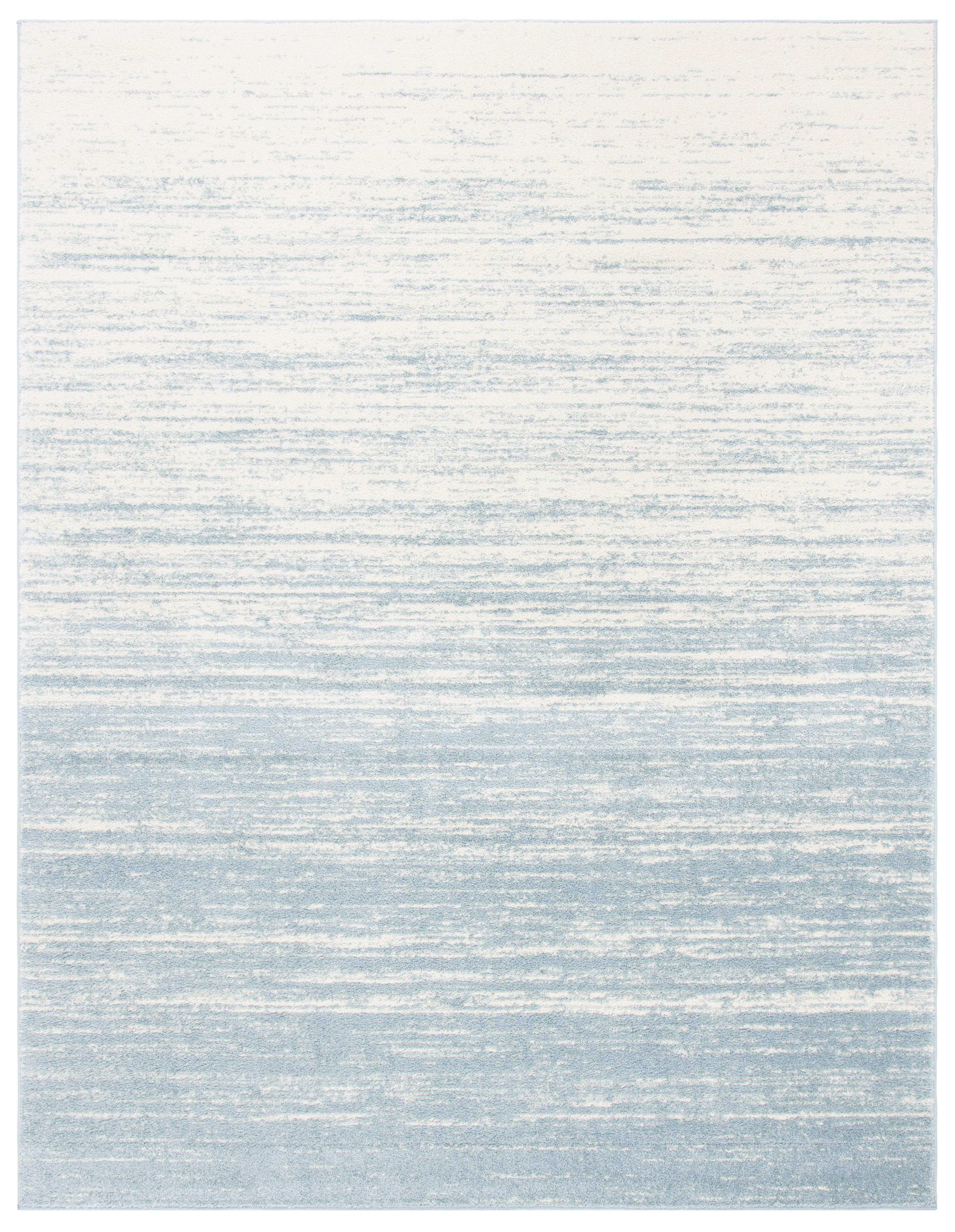 SAFAVIEH Adirondack Esmond Striped Area Rug, Slate/Cream, 10' x 14'