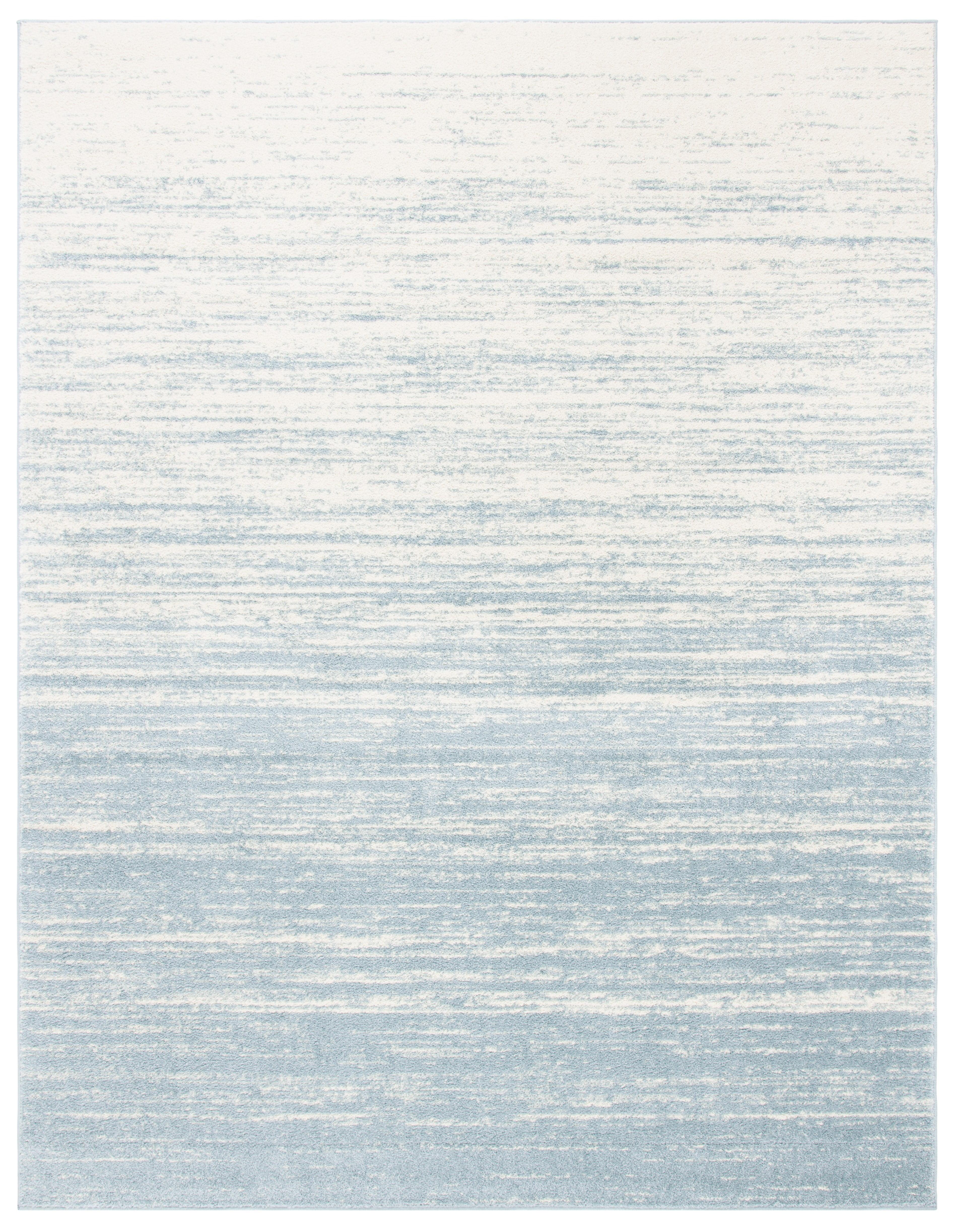 Adirondack ADR113 Machine Made Indoor Area Rug - Slate/Cream - 8'x10' - Safavieh