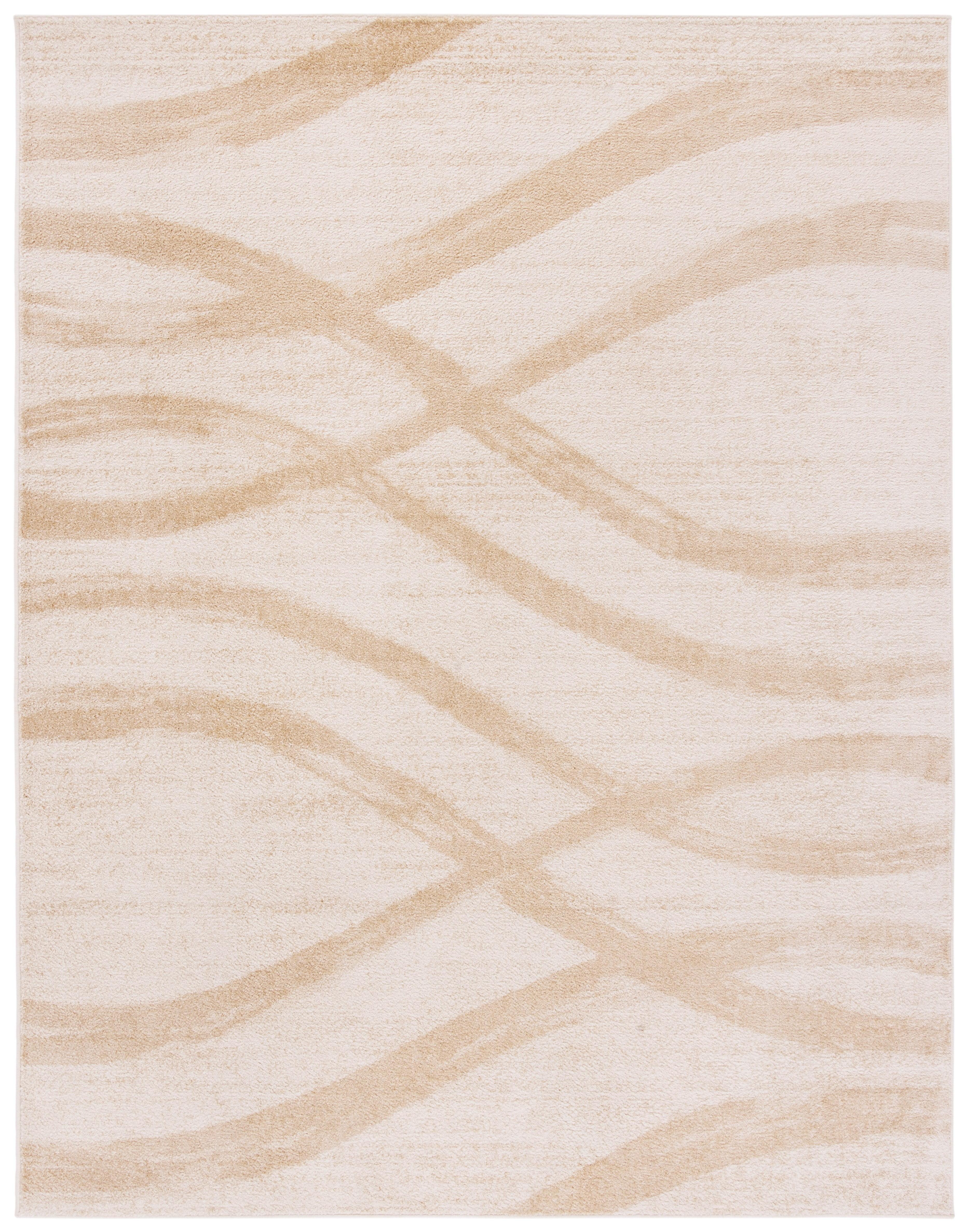 SAFAVIEH Adirondack Isidor Geometric Area Rug, Cream/Champagne, 9' x 12'