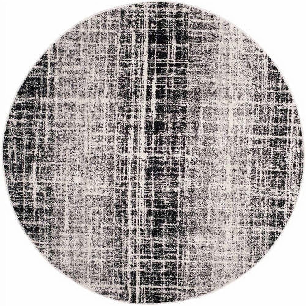 Adirondack ADR116 Machine Made Indoor Area Rug - Ivory/Black - 8'x10' - Safavieh