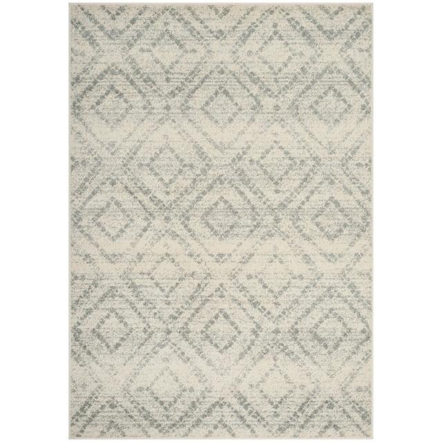 Adirondack ADR131 Machine Made Indoor Area Rug - Ivory/Light Blue - 6'x9' - Safavieh