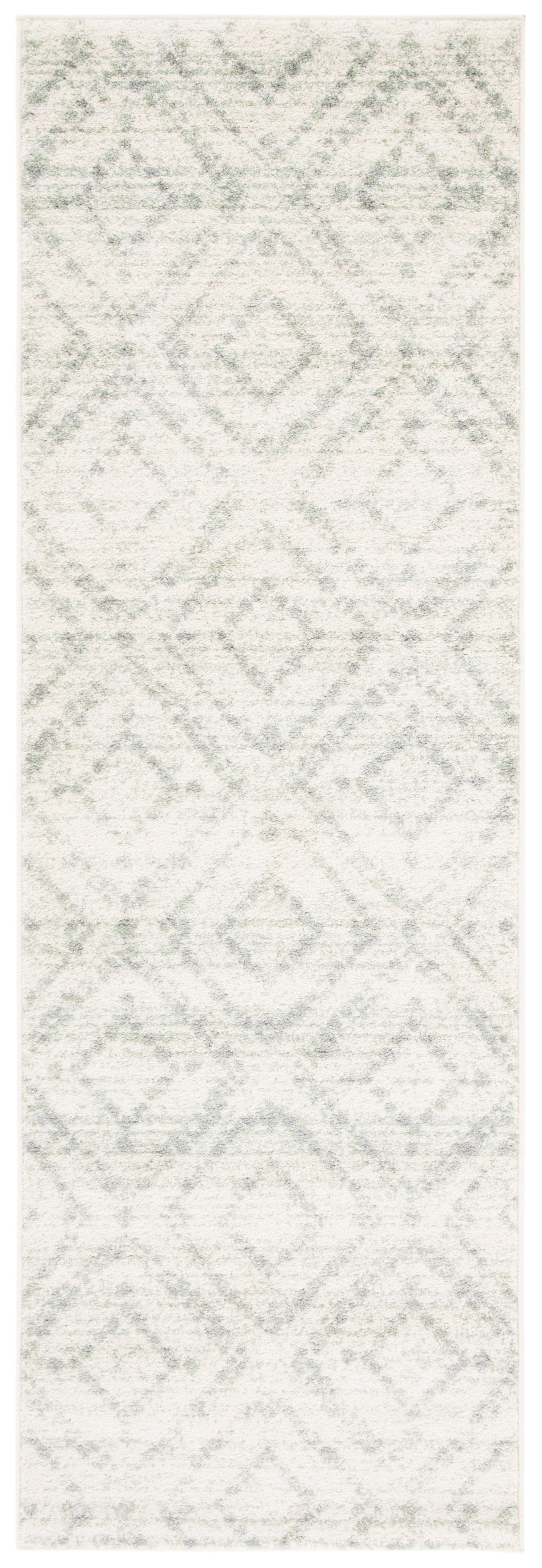Adirondack ADR131 Machine Made Indoor Runner - Ivory/Light Blue - 2'-6"x8' - Safavieh