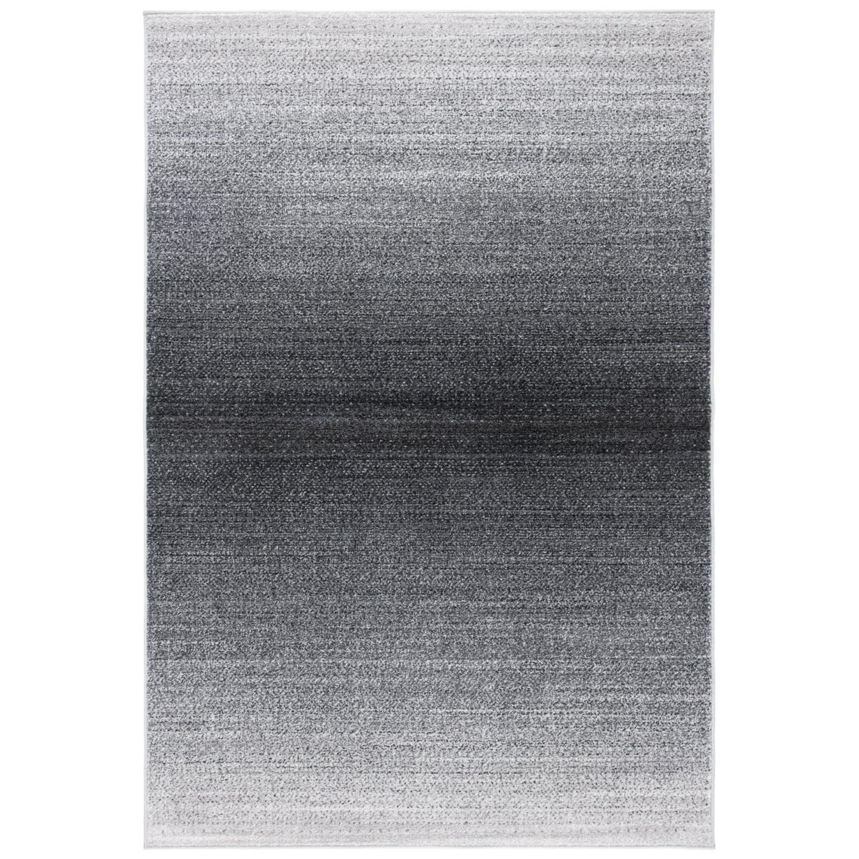 Gray Ombre 4' x 6' Synthetic Area Rug