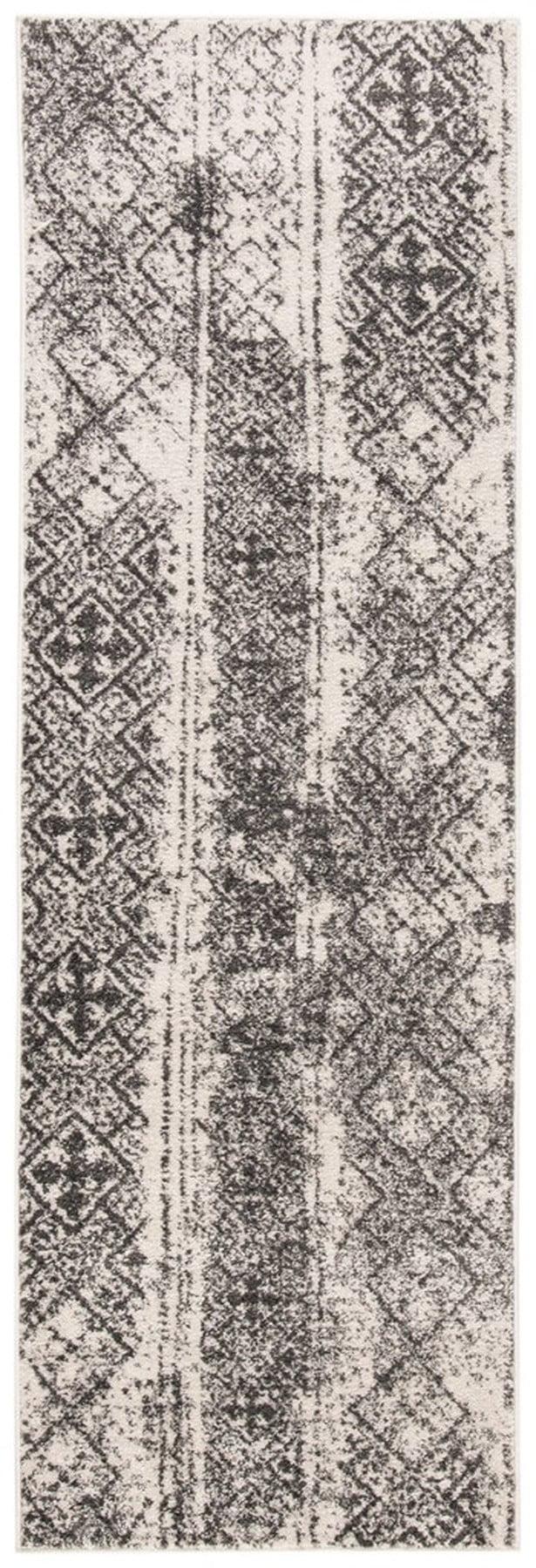 Adirondack ADR111 Machine Made Indoor Accent Rug - Silver/Black - 2'-6"x4' - Safavieh