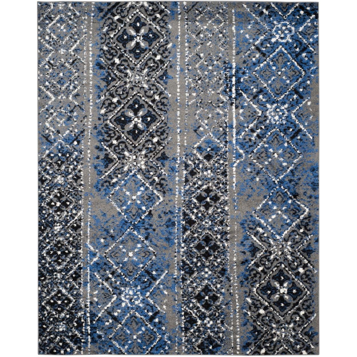 Adirondack ADR111 Machine Made Indoor Area Rug - Silver/Multi - 4'x6' - Safavieh