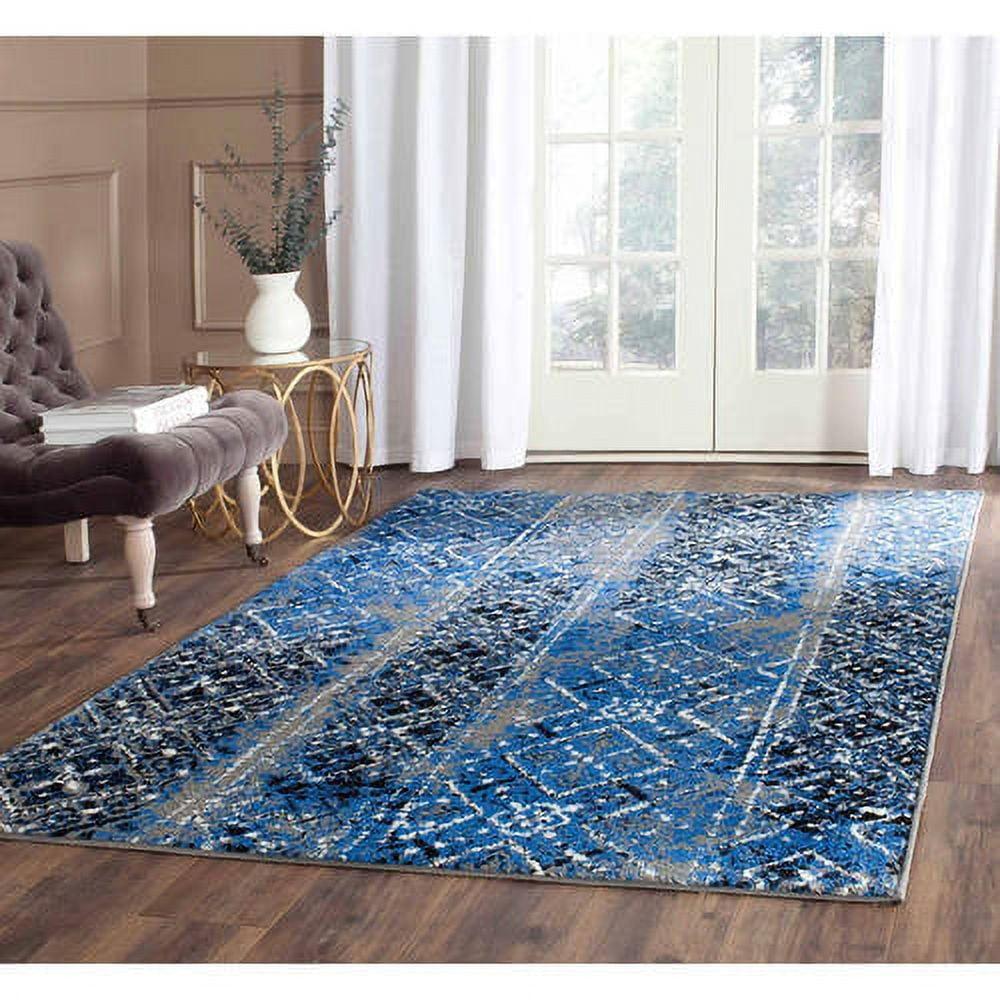 Adirondack ADR111 Machine Made Indoor Area Rug - Silver/Multi - 4'x6' - Safavieh
