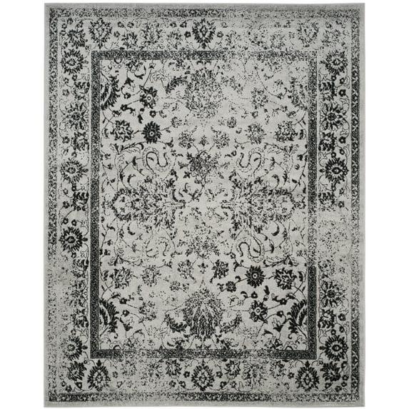 Adirondack ADR109 Machine Made Indoor Area Rug - Grey/Black - 10'x14' - Safavieh