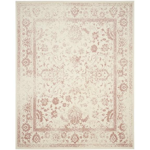 Adirondack ADR109 Machine Made Indoor Area Rug - Ivory/Rose - 8'x10' - Safavieh