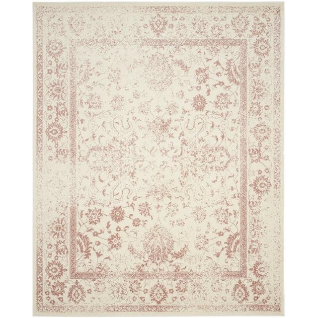 Adirondack ADR109 Machine Made Indoor Area Rug - Ivory/Rose - 8'x10' - Safavieh