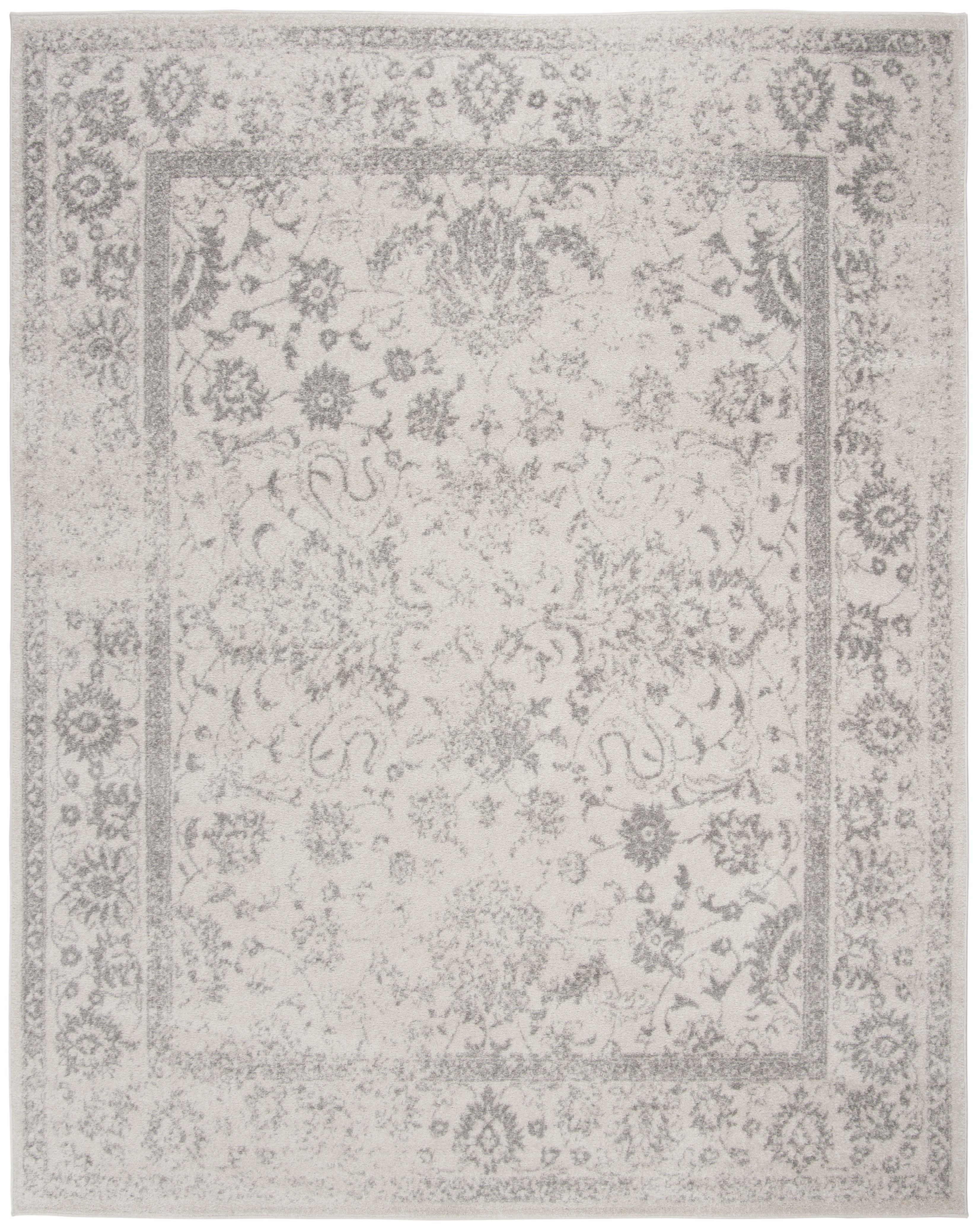 Adirondack ADR109 Machine Made Indoor Area Rug - Ivory/Silver - 10'x14' - Safavieh