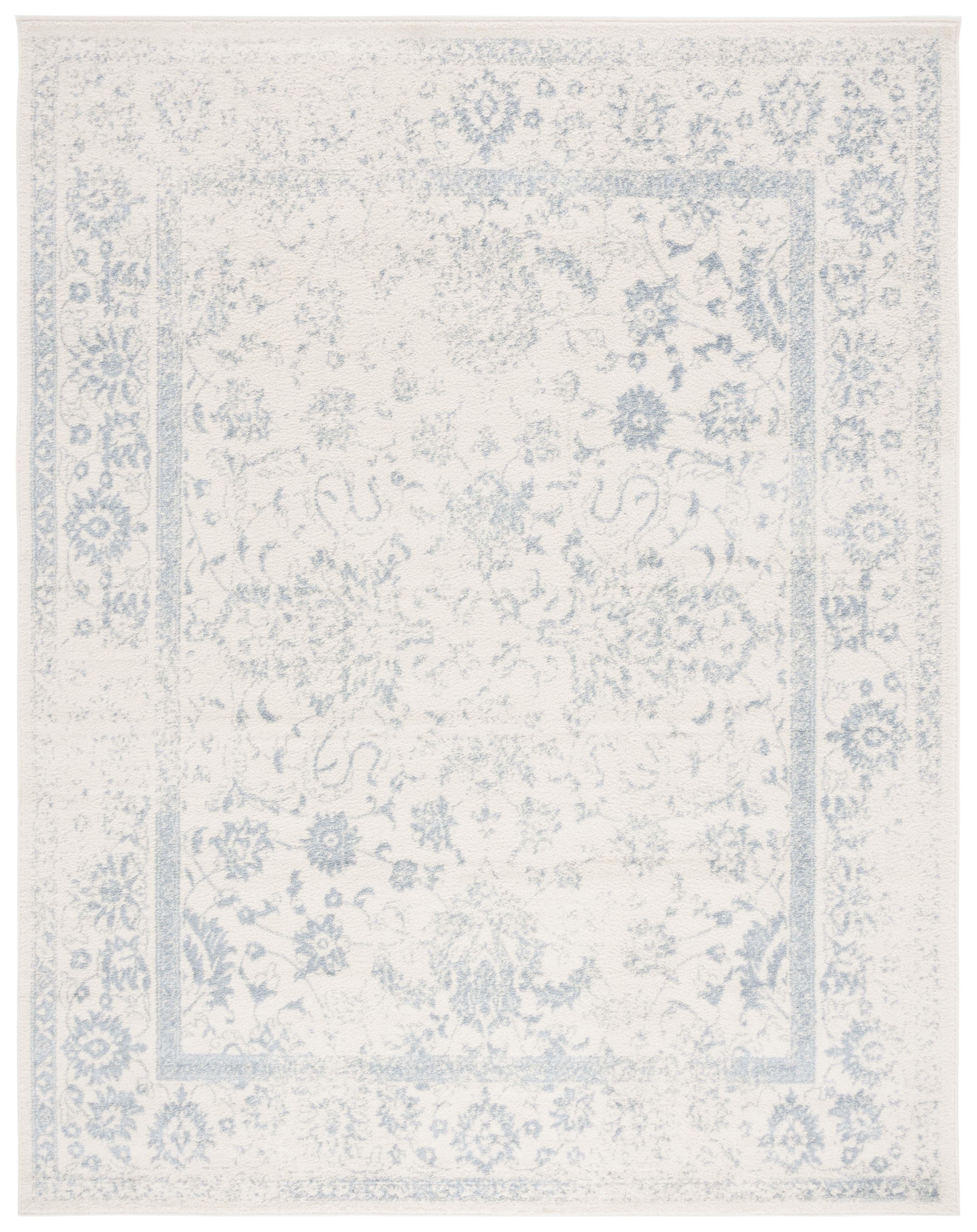 Adirondack ADR109 Machine Made Indoor Area Rug - Ivory/Slate - 11'x15' - Safavieh