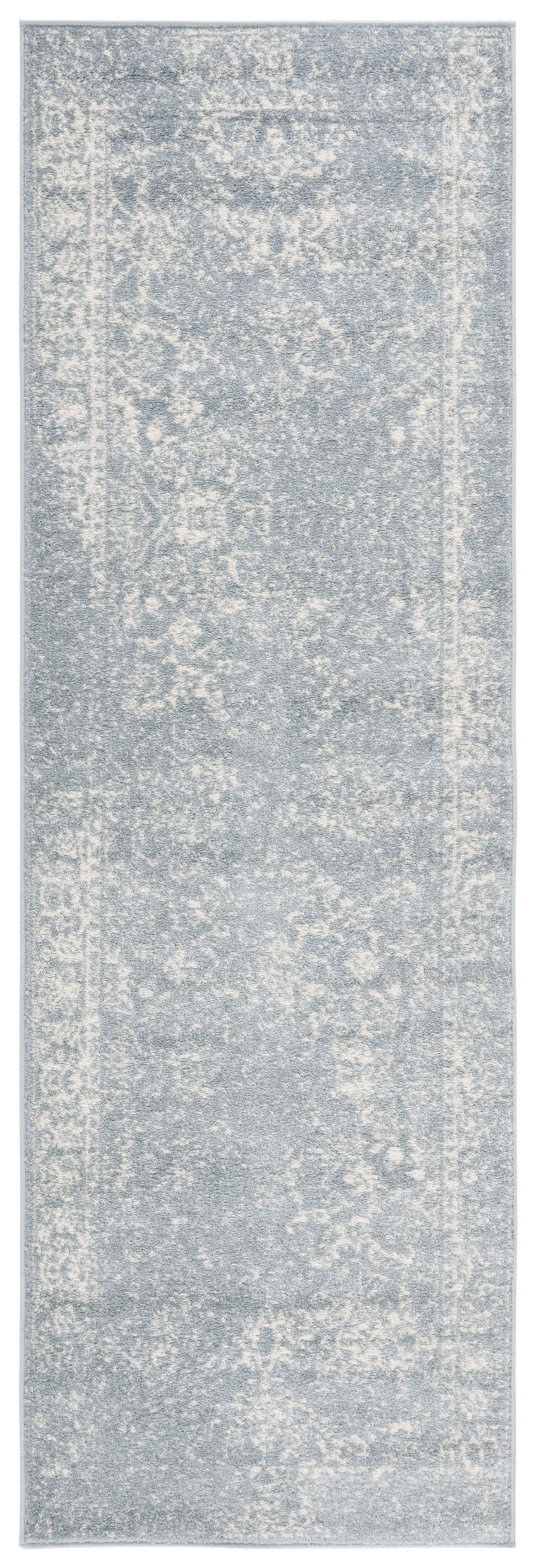 Adirondack ADR109 Machine Made Indoor Runner - Slate/Ivory - 2'-6"x8' - Safavieh