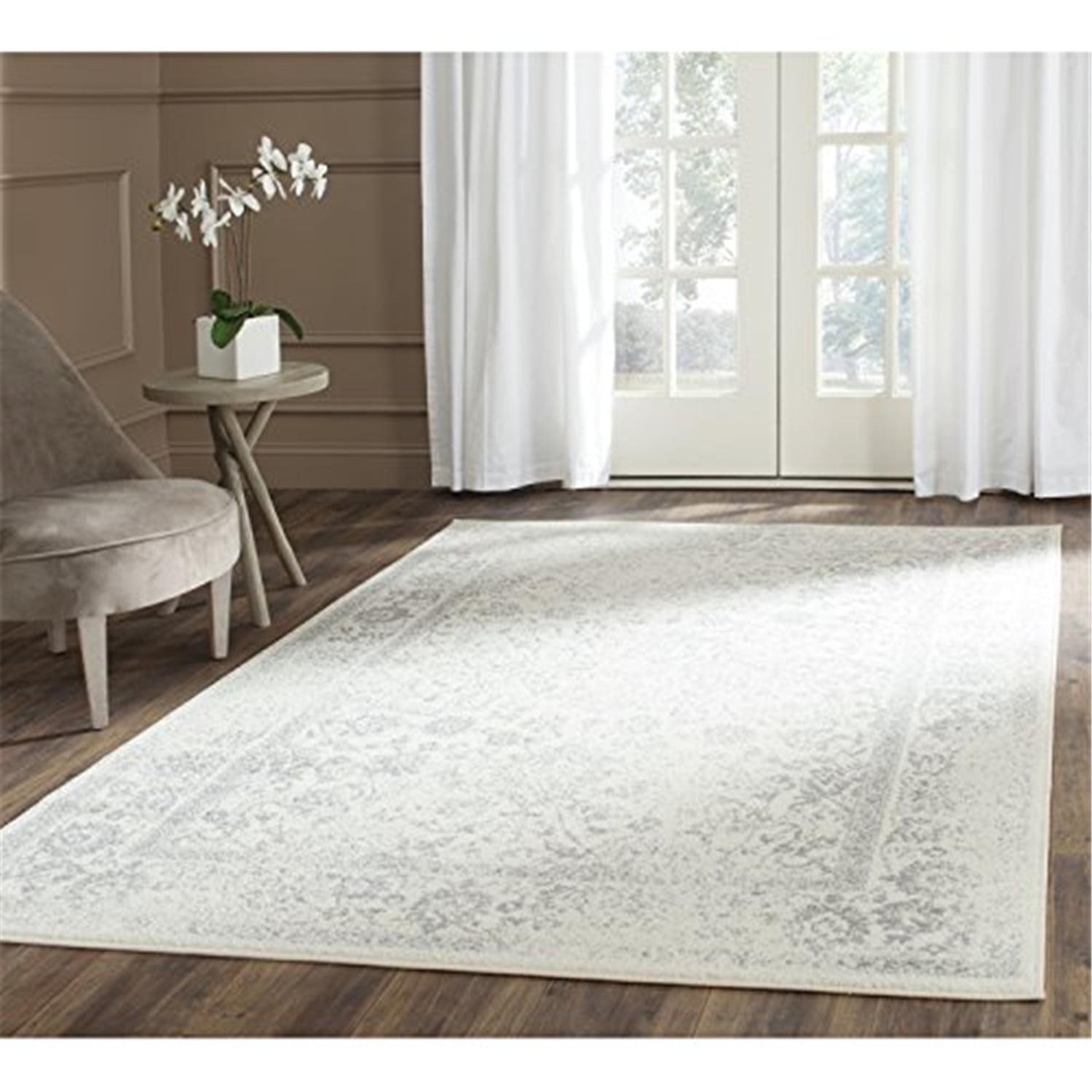 Adirondack ADR109 Machine Made Indoor Area Rug - Ivory/Silver - 9'x12' - Safavieh