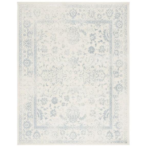 Adirondack ADR109 Machine Made Indoor Area Rug - Ivory/Slate - 9'x12' - Safavieh