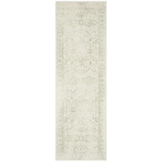 Adirondack ADR109 Machine Made Indoor Runner - Ivory/Sage - 2'1"x6' - Safavieh