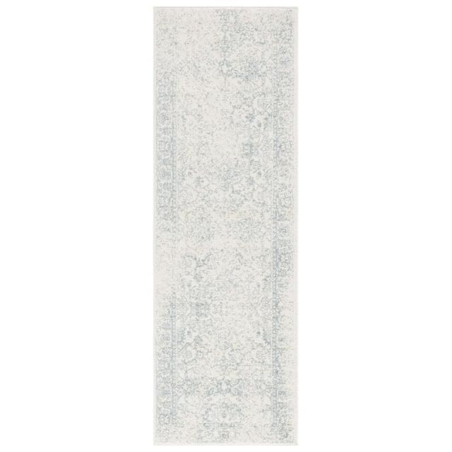 Adirondack ADR109 Machine Made Indoor Runner - Ivory/Slate - 2'-6"x8' - Safavieh