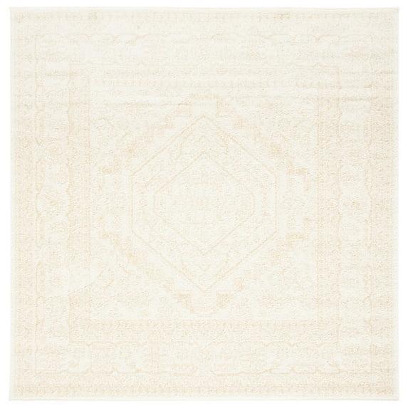 Adirondack ADR108 Power Loomed Area Rug - Ivory/Beige - 4'x4' - Safavieh.