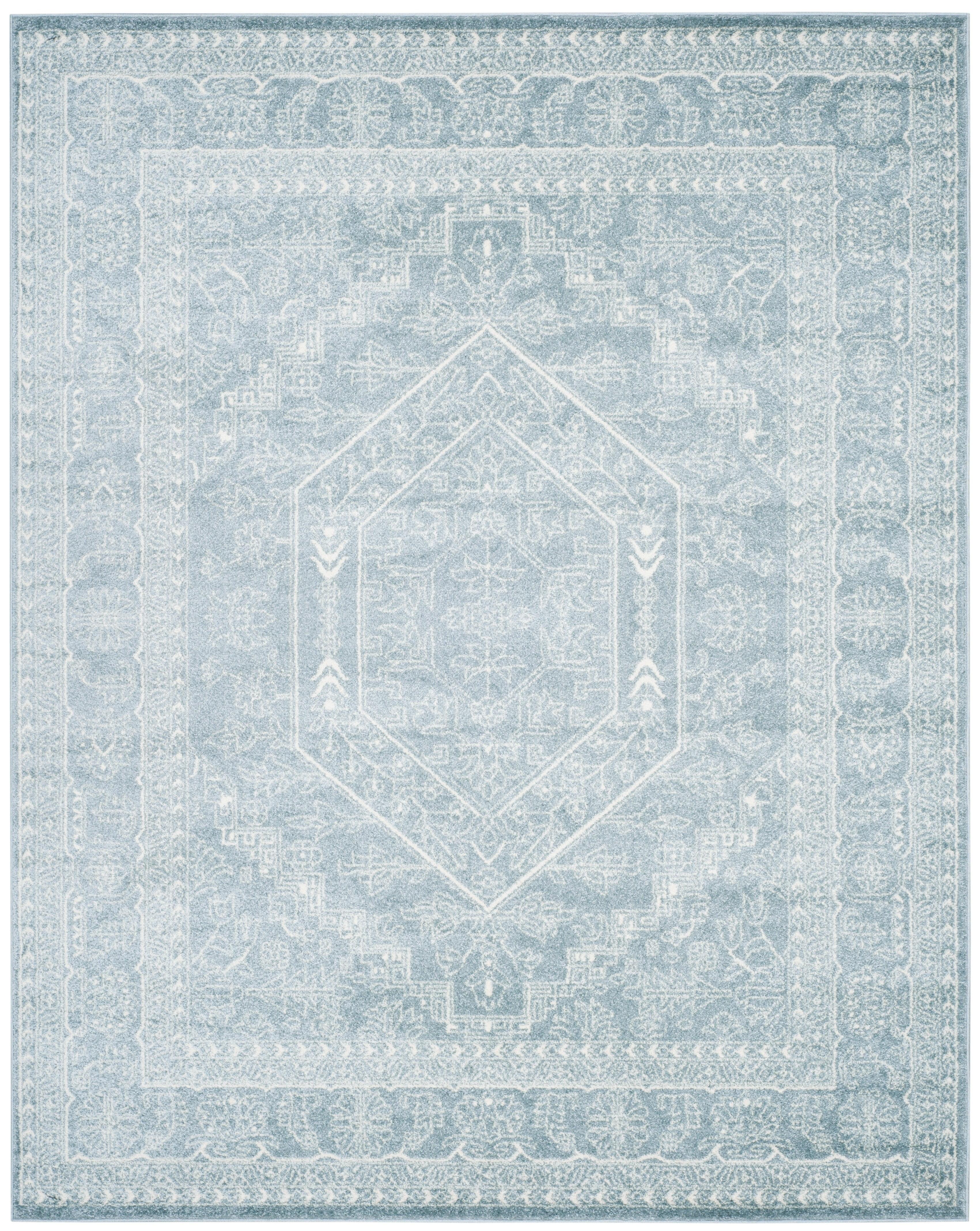 Adirondack ADR108 Power Loomed Area Rug - Slate/Ivory - 10'x14' - Safavieh.