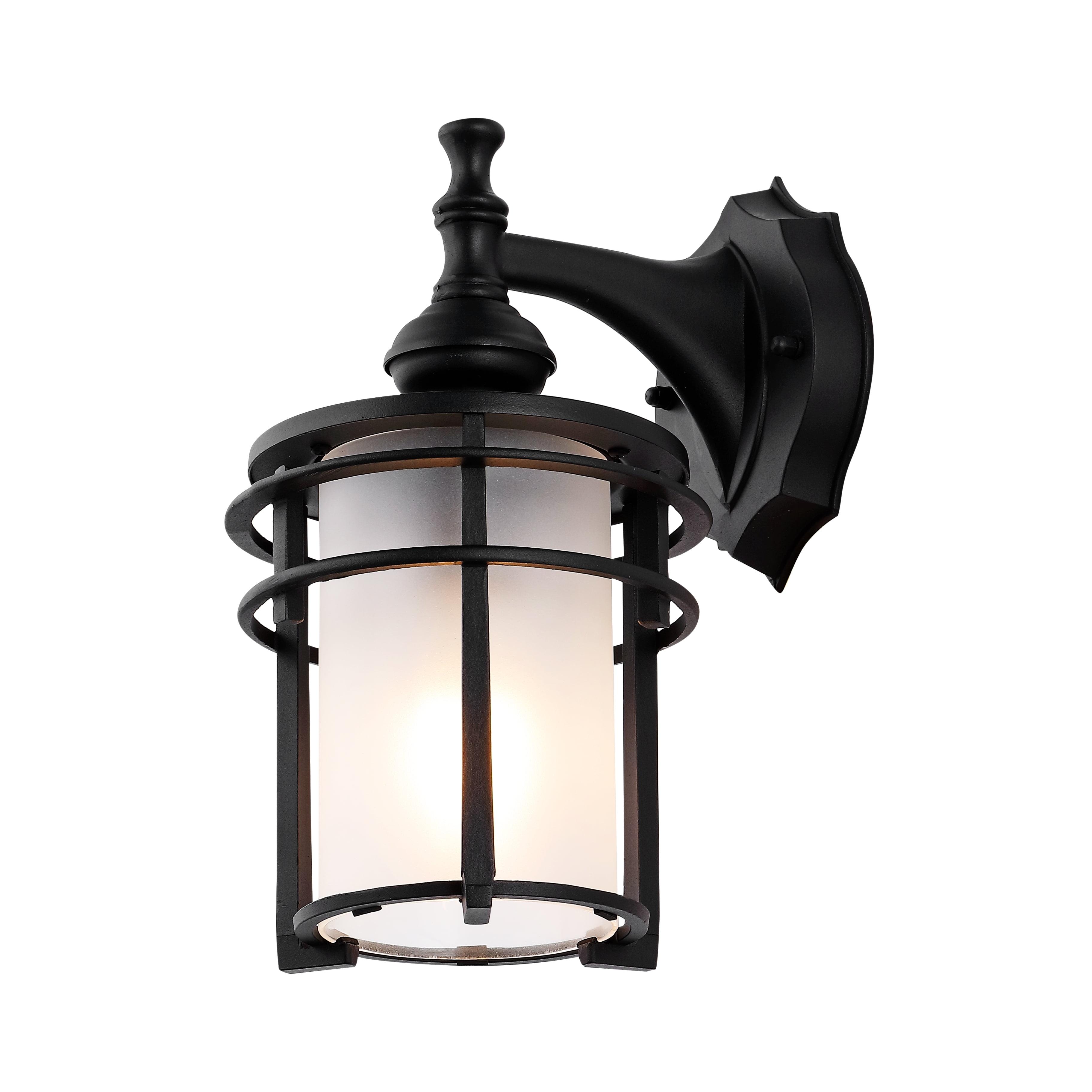 Adisyn Outdoor Wall Sconce Lights (Set of 2) - Black - Safavieh.