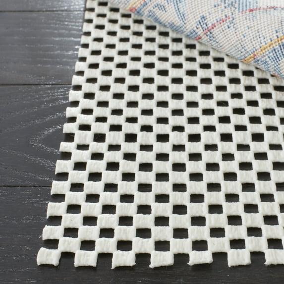 Grid Pad PAD111 Power Loomed Indoor Rug Pad - White - 4' x 6' - Safavieh