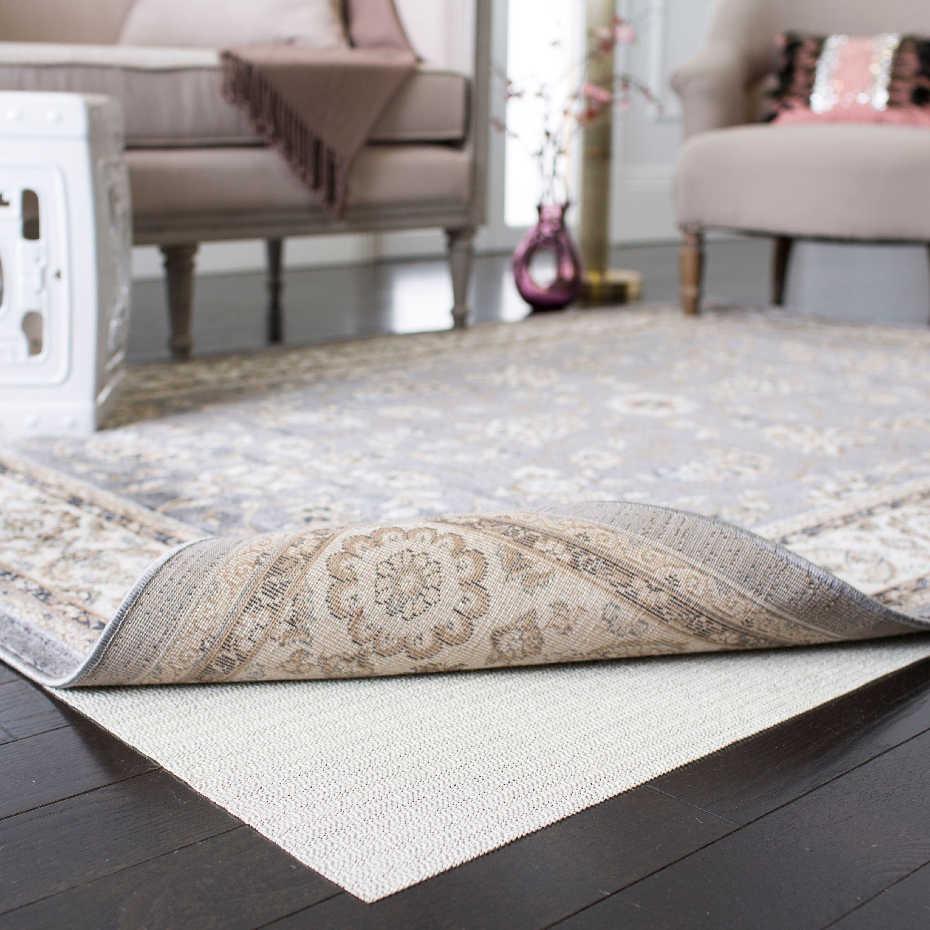 Safavieh Superior Grip White Polyester 5' x 8' Rug Pad